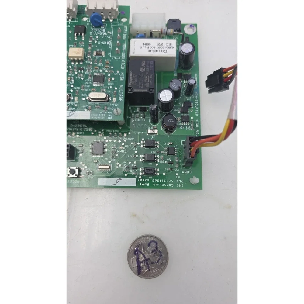 Cornelius 620045351-100 Rev E Motor Control Board 620314868 +  620314873 used